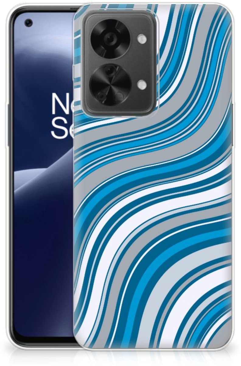 OnePlus Nord 2T TPU bumper Waves Blue