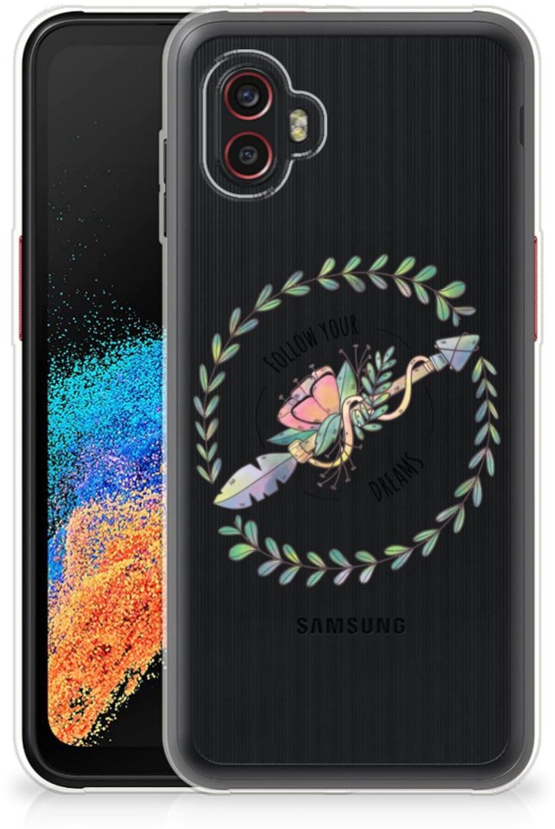 Samsung Galaxy Xcover 6 Pro Telefoonhoesje met Naam Boho Dreams