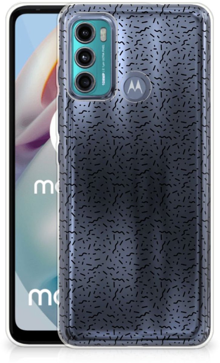 Motorola Moto G60 TPU bumper Stripes Dots