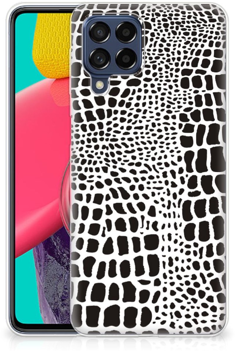 Samsung Galaxy M53 TPU Hoesje Slangenprint