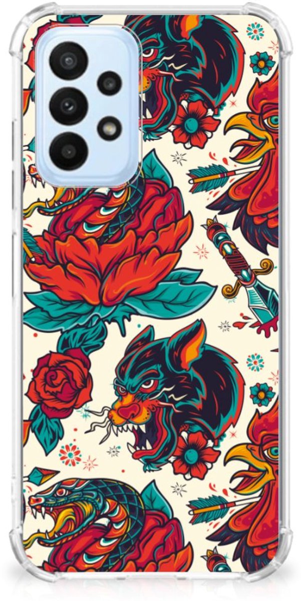 Anti-shock Hoesje met foto voor Samsung Galaxy A23 Old Skool
