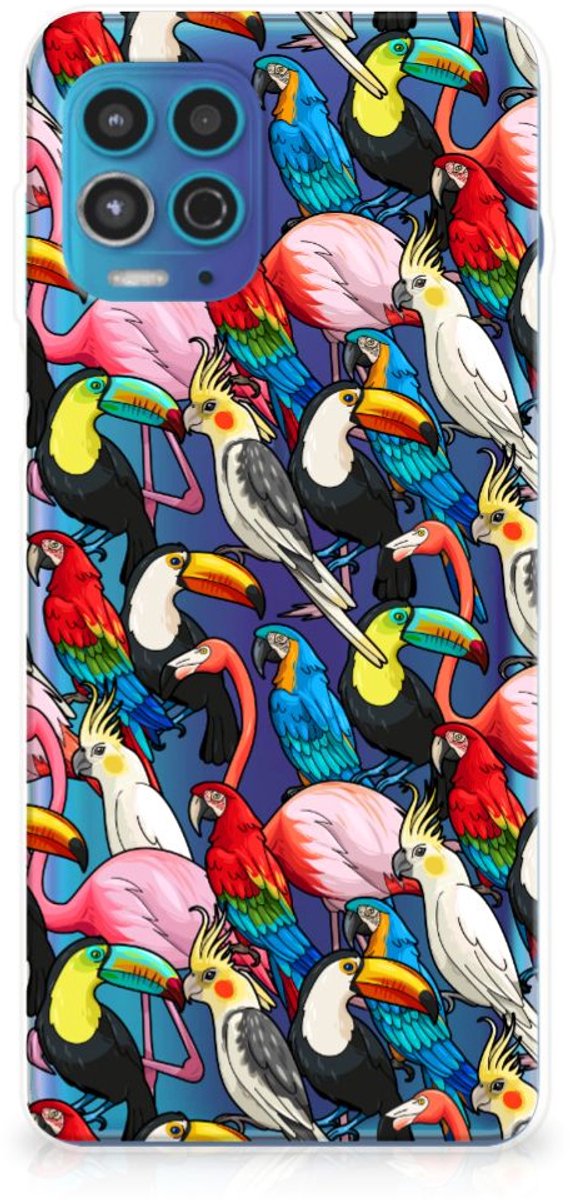 Motorola Moto G100 TPU Hoesje Birds