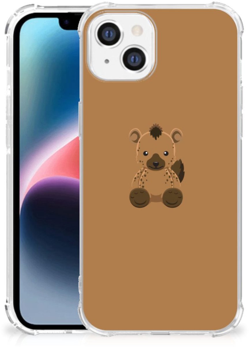 Apple iPhone 14 Plus Stevig Bumper Hoesje Baby Hyena