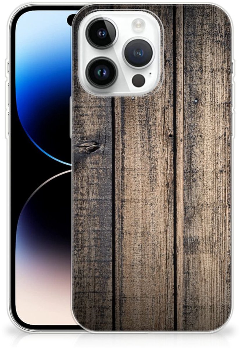 iPhone 14 Pro Max Bumper Hoesje Steigerhout