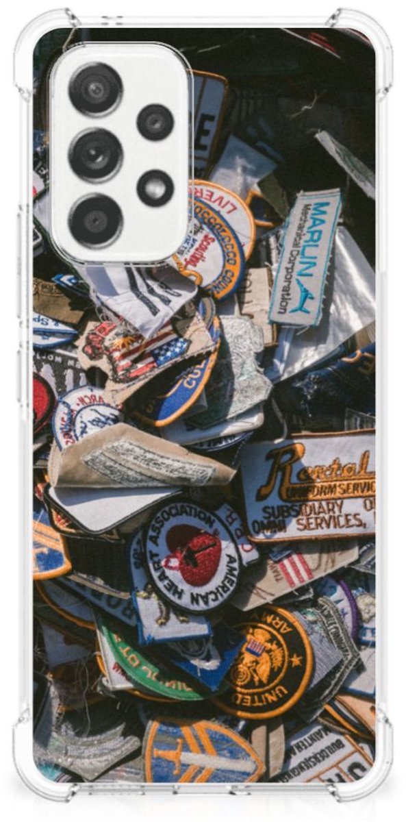 Samsung Galaxy A53 5G Anti-shock Hoesje met foto Badges