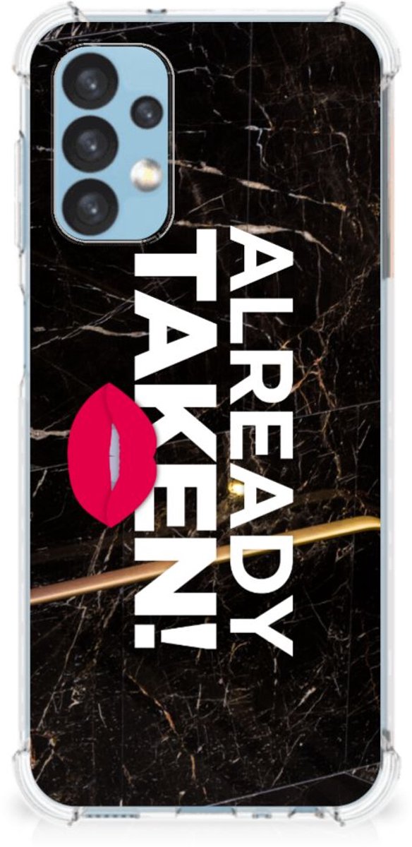 Samsung Galaxy A13 (4G) Telefoonhoesje met tekst Already Taken Black