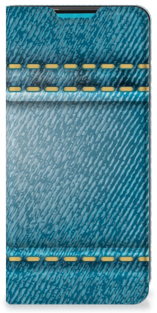 Book Case voor Samsung Galaxy A73 Hippe Standcase Jeans