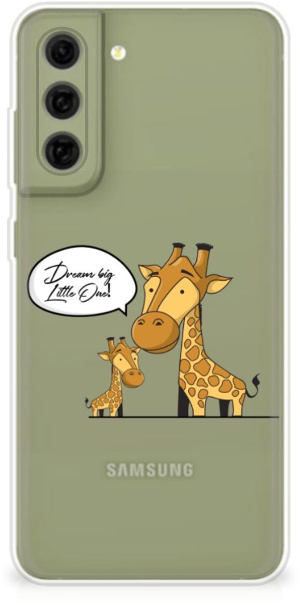 Samsung Galaxy S21FE Telefoonhoesje met Naam Giraffe