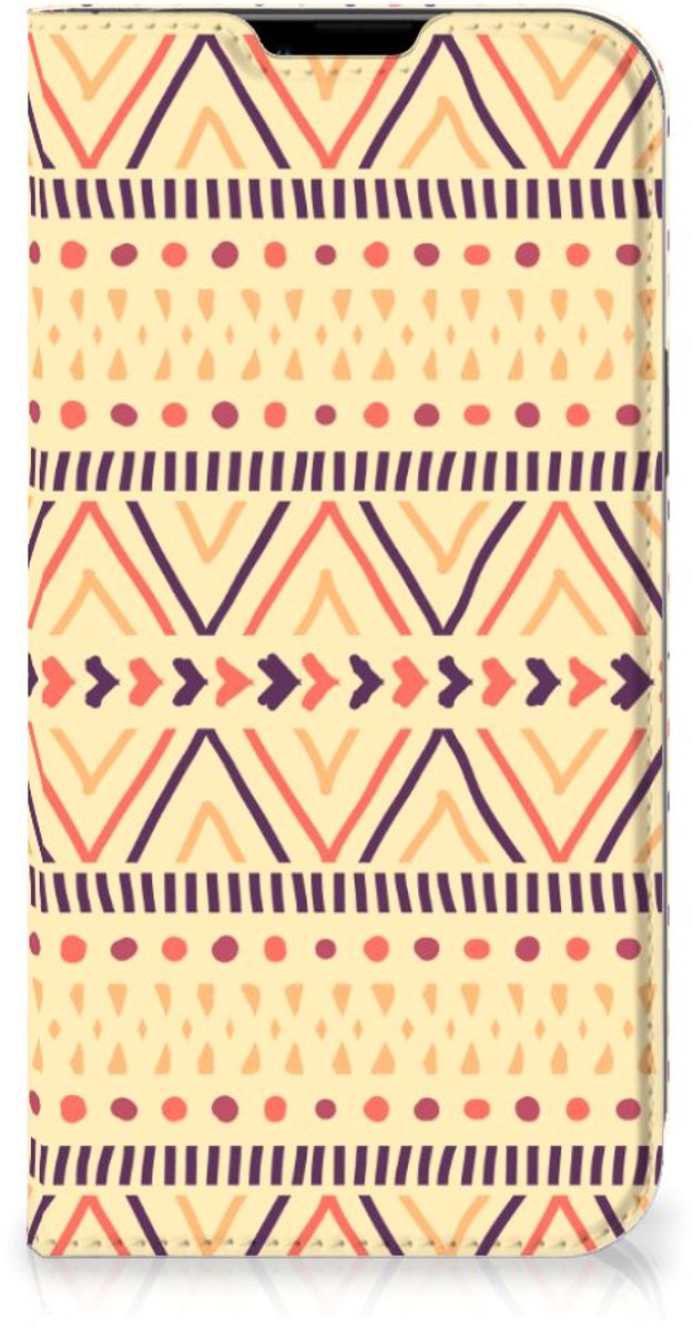 Apple iPhone 14 Plus Hoesje met Magneet Aztec Yellow