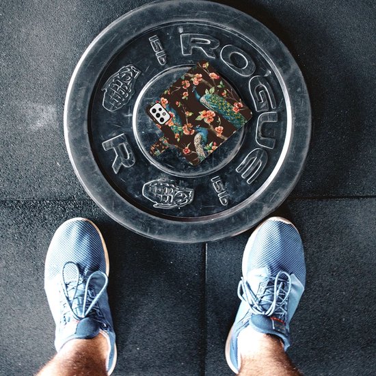 Coque Samsung Galaxy A23 Bumper Housse Etui de Protection Compatible avec Peacock Avec Des Fleurs