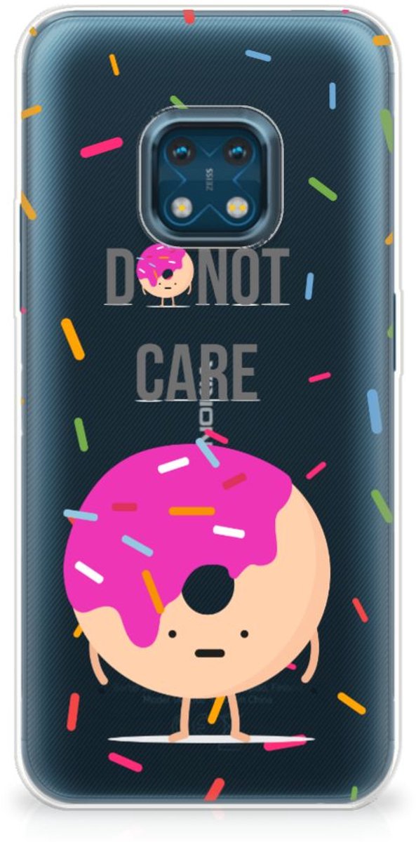 Nokia XR20 Siliconen Case Donut Roze
