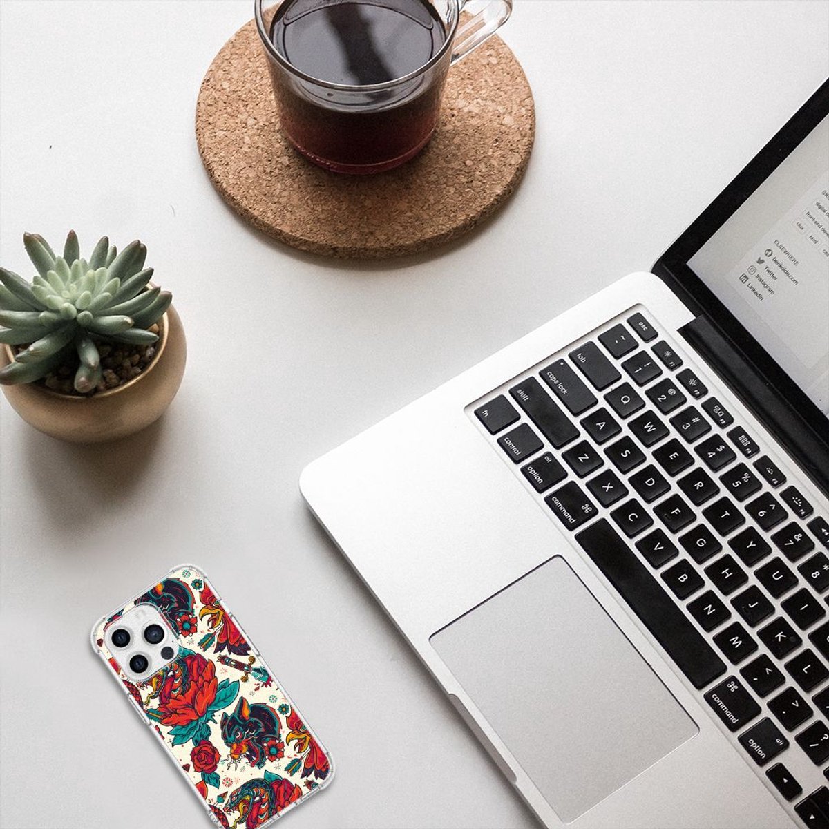 Anti-shock Hoesje met foto voor Apple iPhone 13 Pro Old Skool