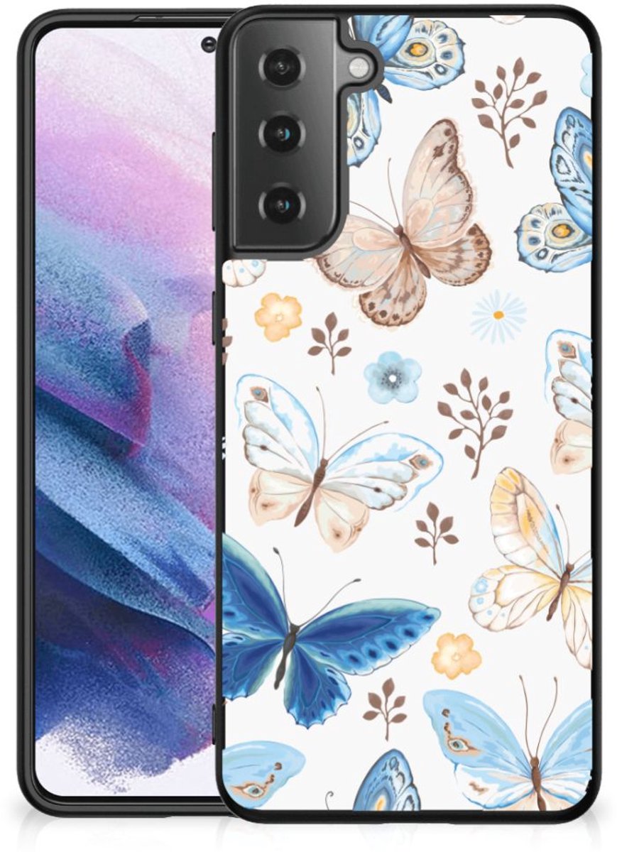 Dierenprint Telefoonhoesje voor Samsung Galaxy S21 Plus Vlinder