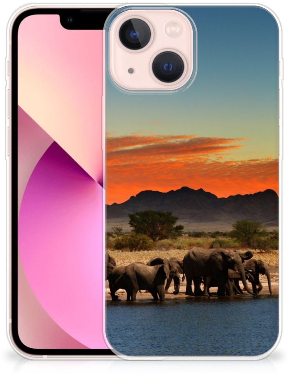 iPhone 13 mini TPU Hoesje Olifanten