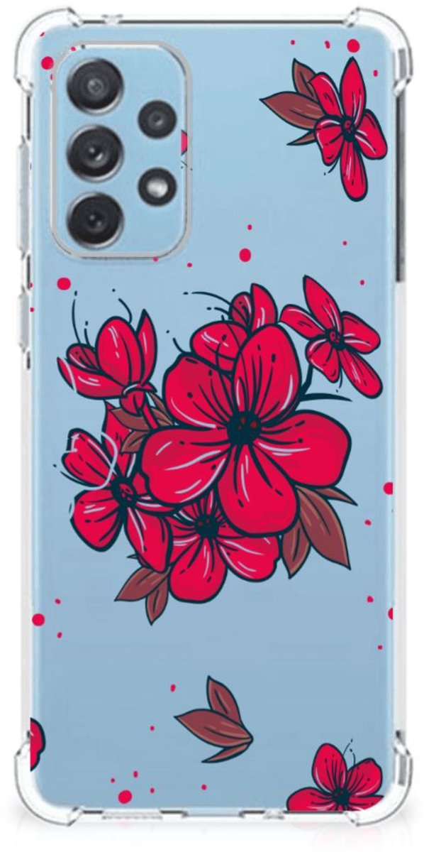 Samsung Galaxy A73 Case Blossom Red