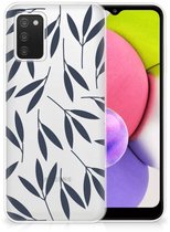Samsung Galaxy A03S TPU Case Leaves Blue