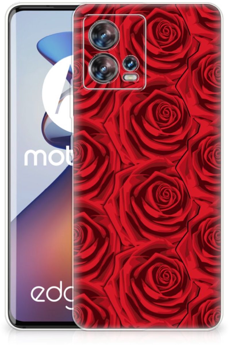 Motorola Edge 30 Fusion TPU Case Red Roses