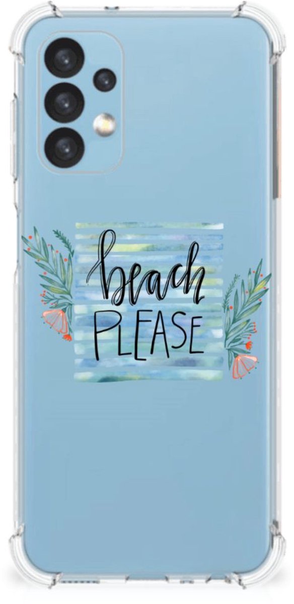 TPU Case Anti-Shock voor Samsung Galaxy A13 (4G) Stevig Bumper Hoesje Boho Beach