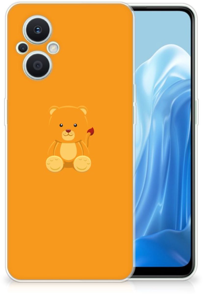 OPPO Reno8 Lite Telefoonhoesje met Naam Baby Beer