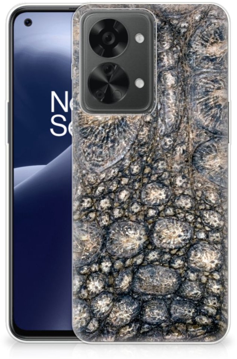 OnePlus Nord 2T TPU Hoesje Krokodillenprint