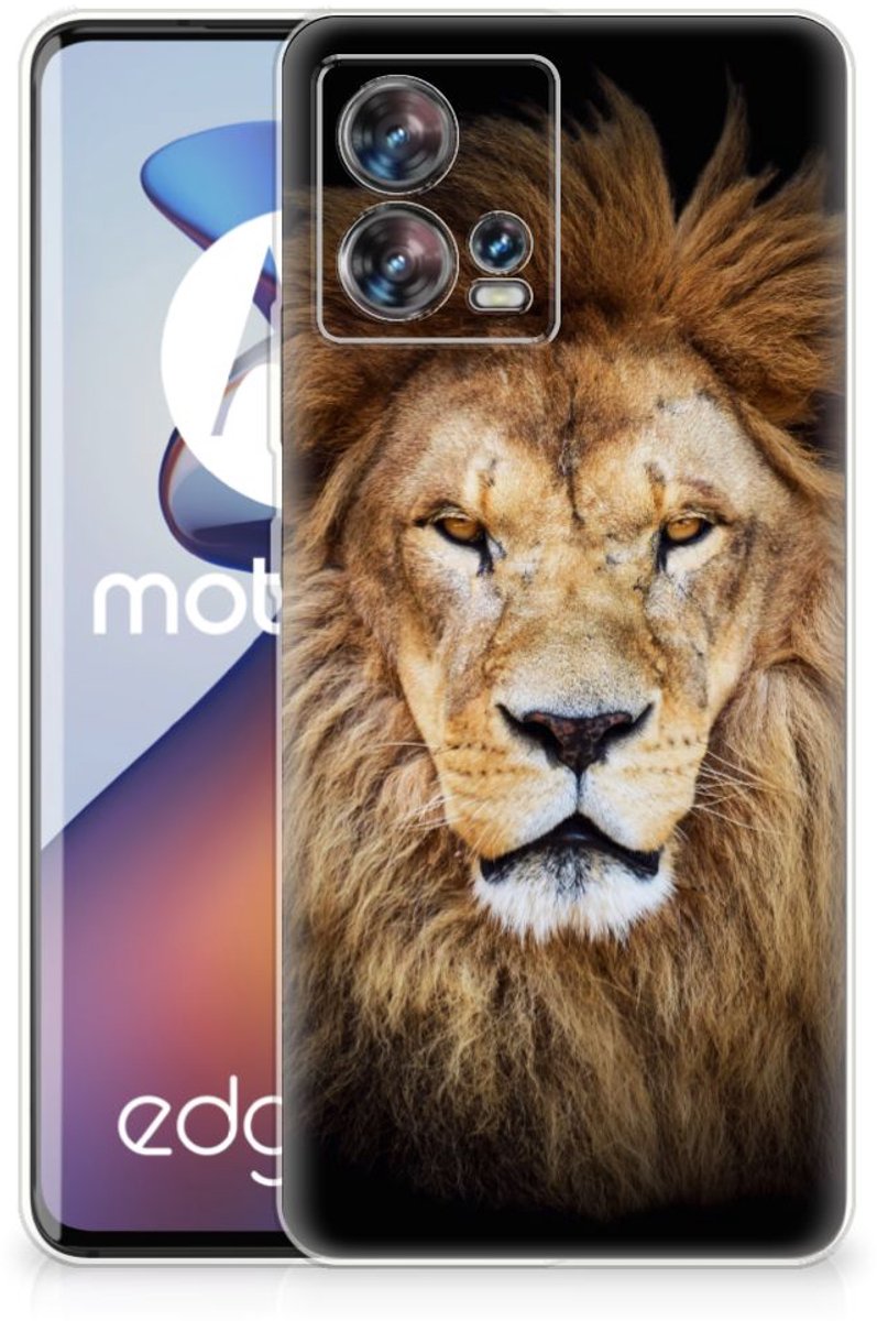 Motorola Edge 30 Fusion TPU Hoesje Leeuw