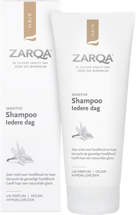 3x Zarqa Shampoo Sensitive Iedere Dag 200 ml