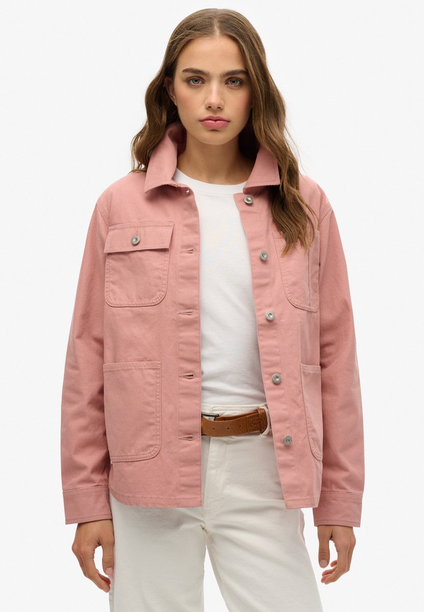 Superdry Chore jack Dames Buitenjassen Ash Rose