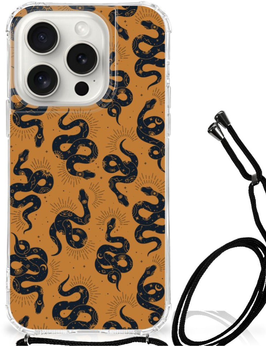 Case Anti-shock voor iPhone 15 Pro Snakes