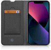 Smart Cover voor iPhone 13 Flowers Blue