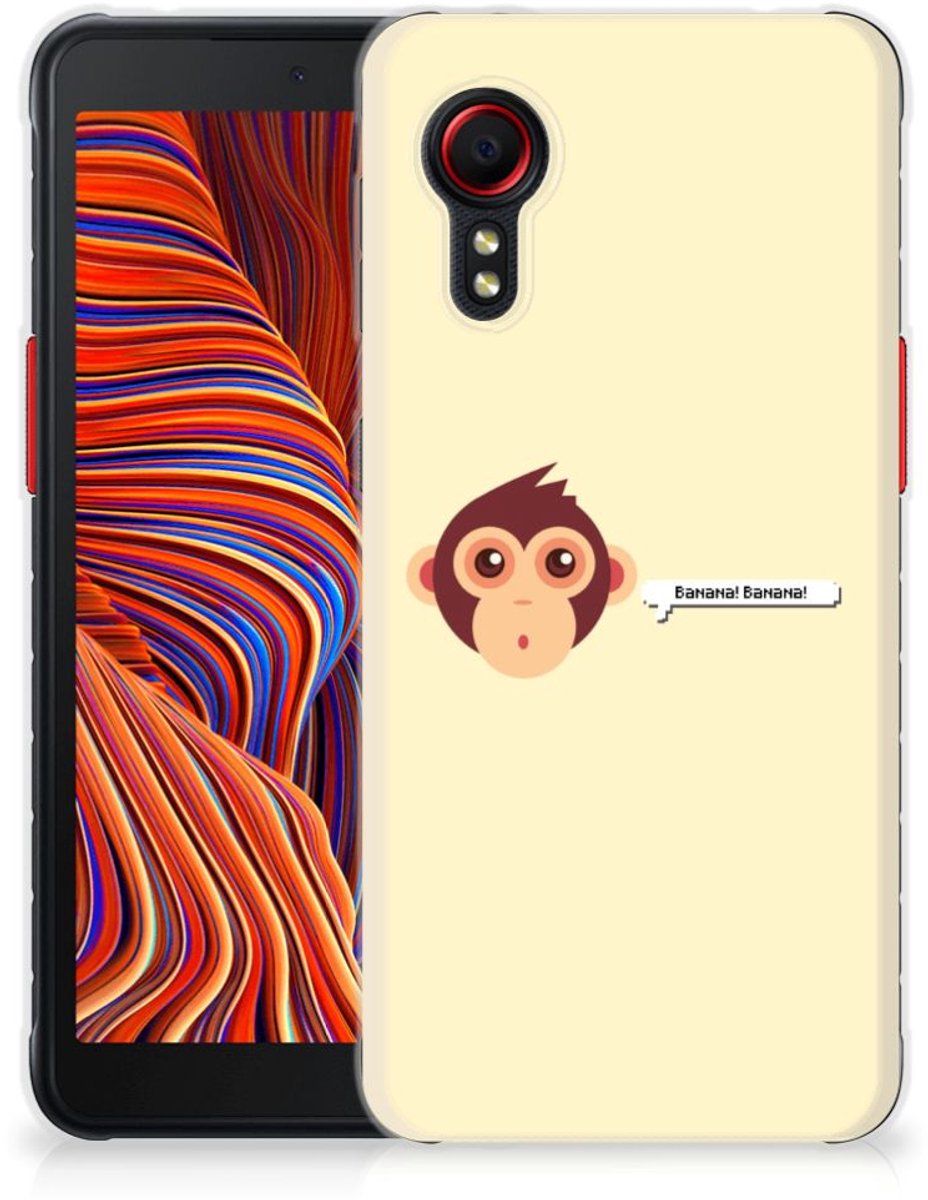 Samsung Galaxy Xcover 5 Telefoonhoesje met Naam Monkey