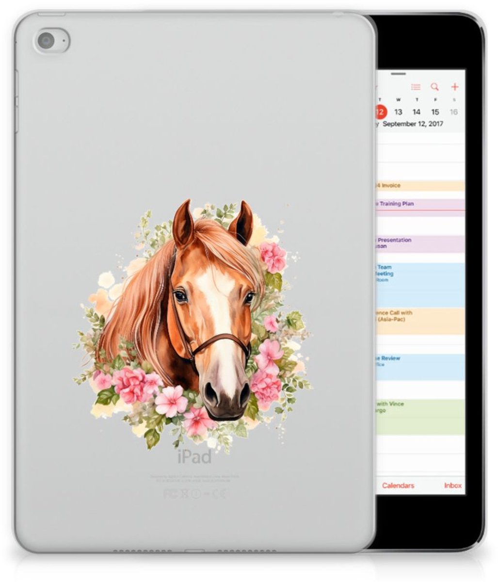 Back Cover voor Back Case voor Apple iPad Mini 4 | Mini 5 (2019) Paard
