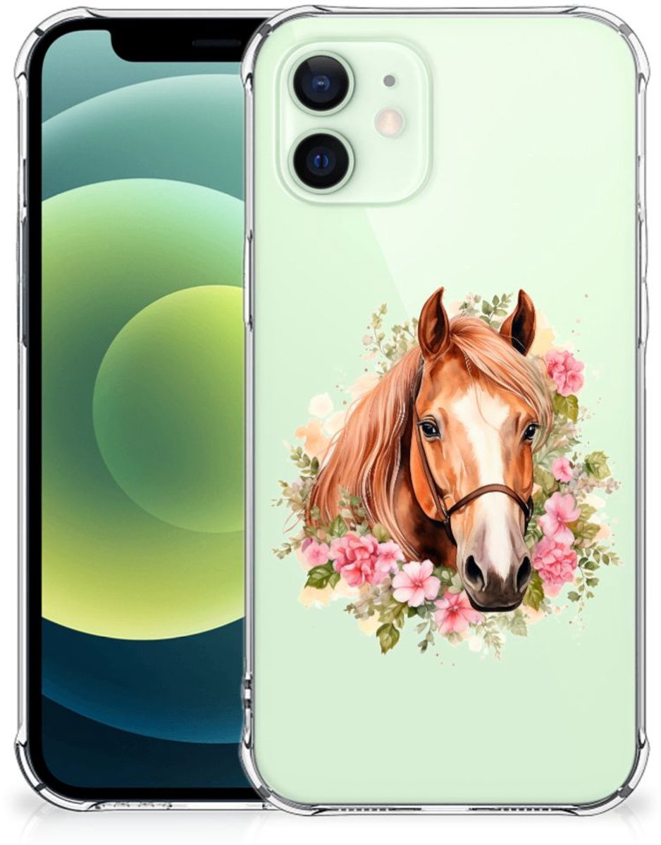 Case Anti-shock voor iPhone 12 Mini Paard