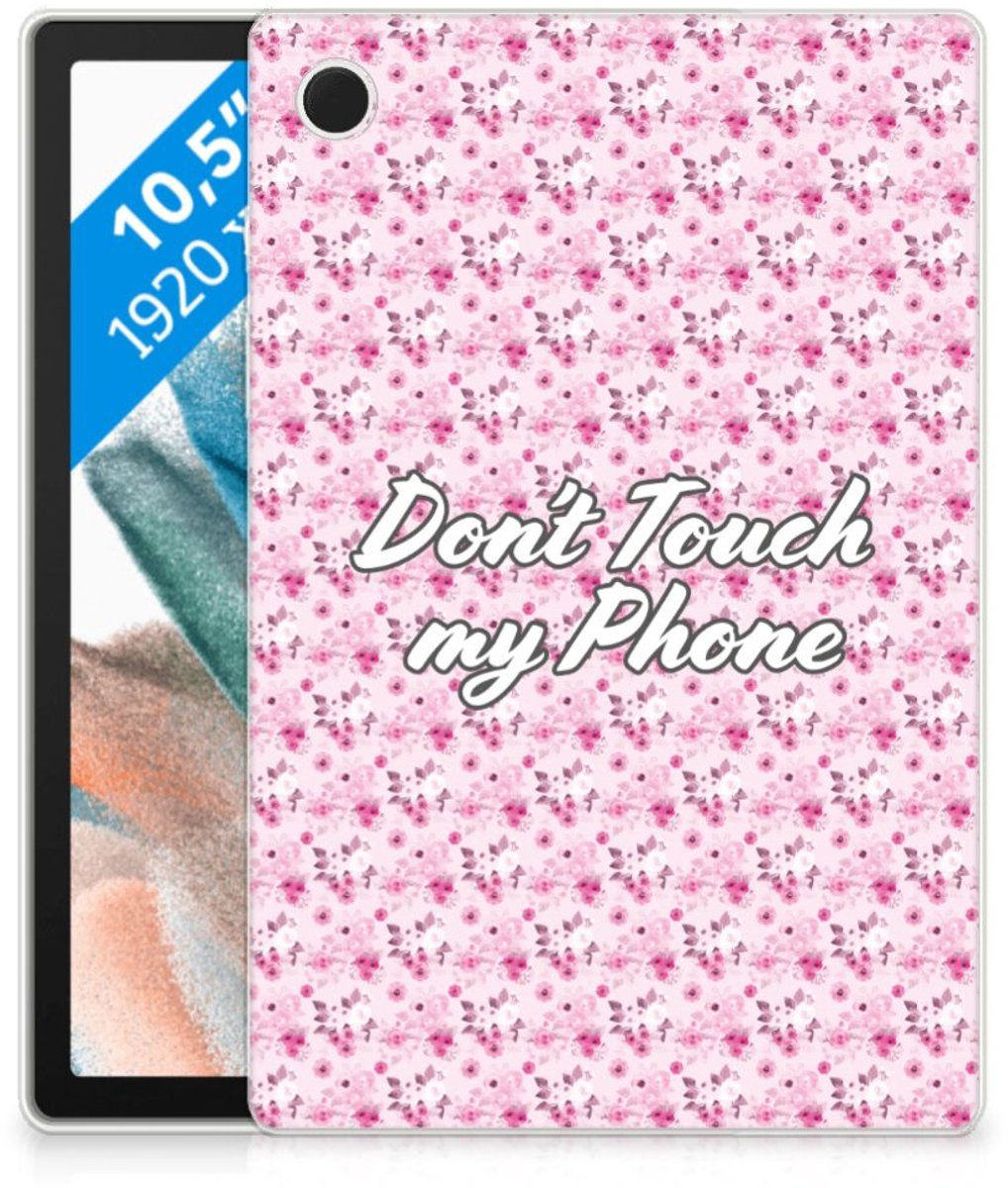 Samsung Galaxy Tab A8 2021/2022 Print Case Flowers Pink DTMP