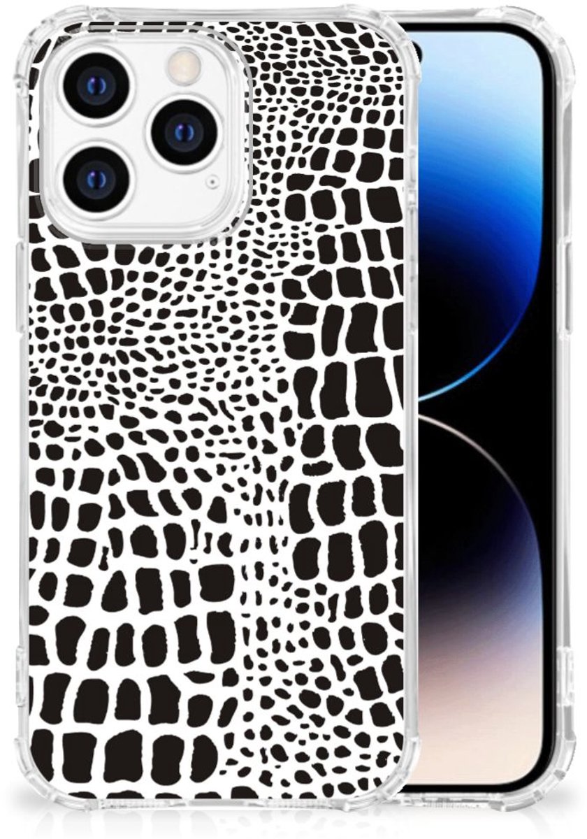 iPhone 14 Pro Case Anti-shock Slangenprint