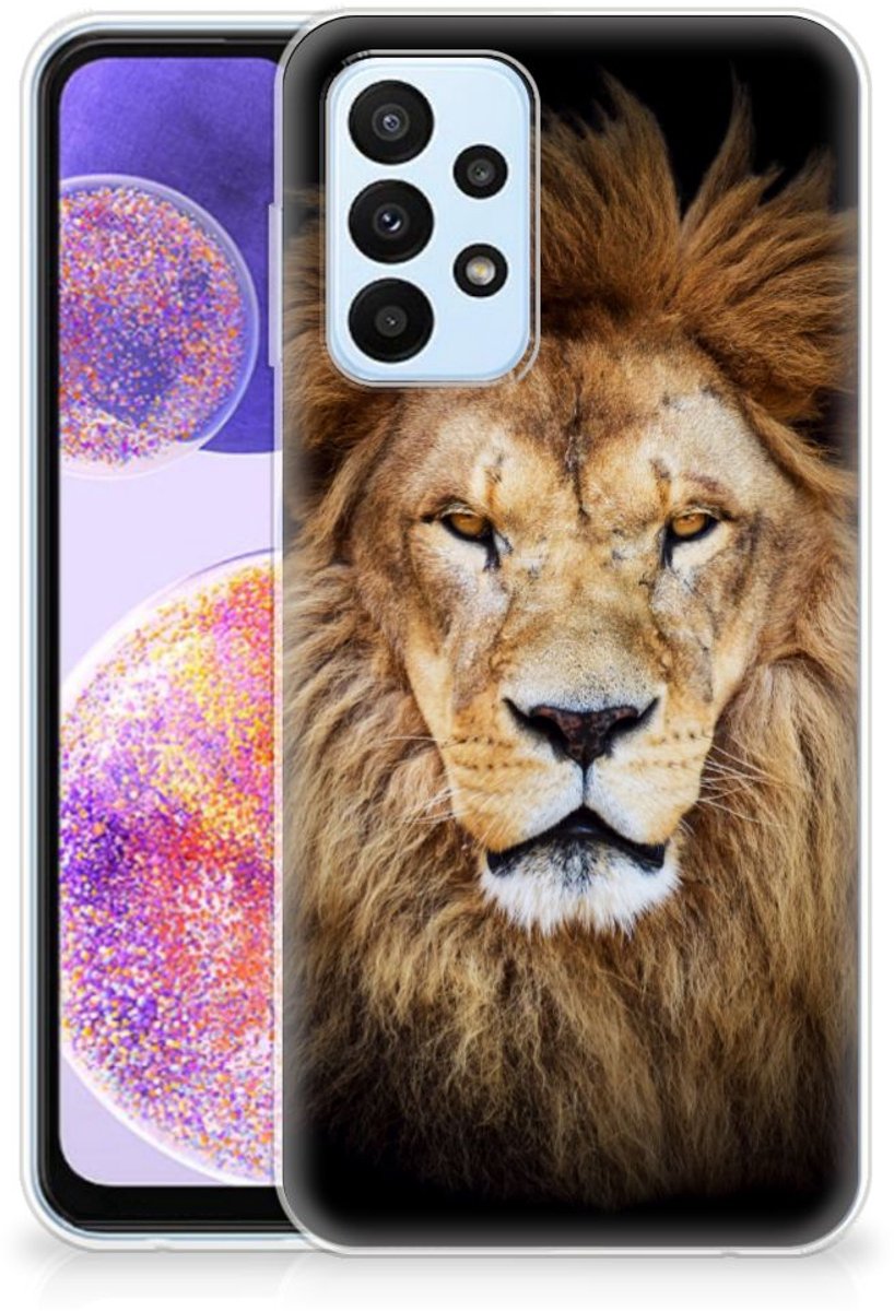 Samsung Galaxy A23 TPU Hoesje Leeuw