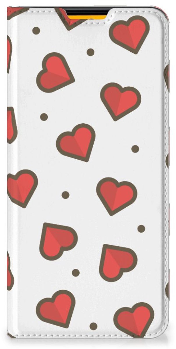 Samsung Galaxy M52 Hoesje met Magneet Hearts