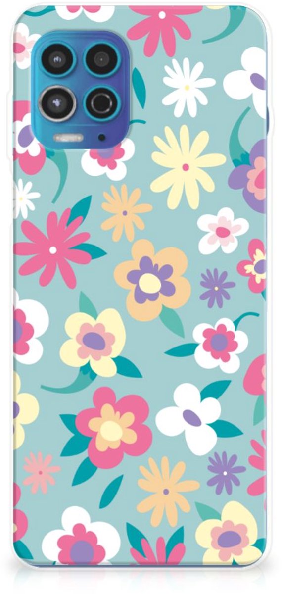 Motorola Moto G100 TPU Case Flower Power