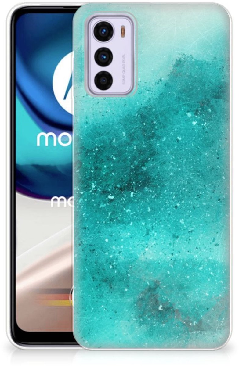 Hoesje maken Motorola Moto G42 Painting Blue