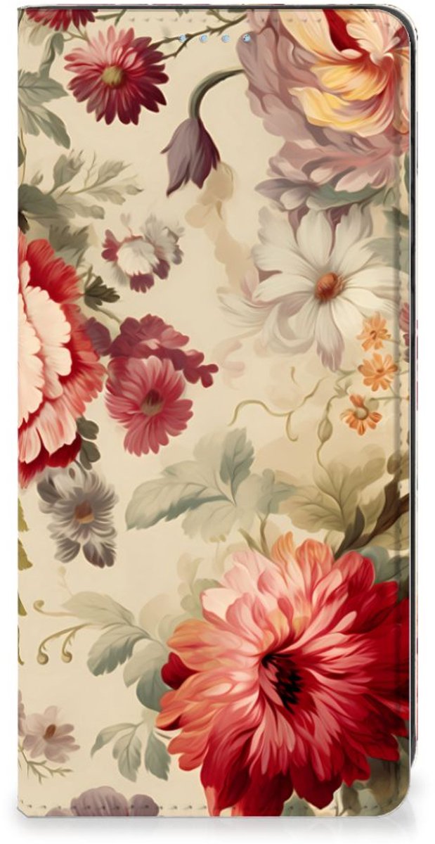 Smart Cover voor Samsung Galaxy A21s Bloemen