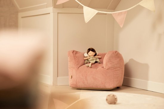 Jollein - Kinderfauteuil - Corduroy - Wild Rose - Kinder Zitzak - 1 t/m 4 jaar van Merkloos — afbeelding 2