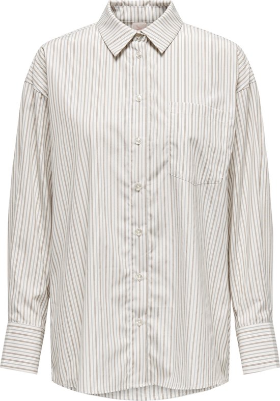 ONLY - ONLPENA LS DETAIL SHIRT WVN - Dames - Blouses