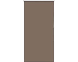 vidaXL - Rolgordijn - verduisterend - koffie - 85x130 - cm - stofbreedte - 80,7 - cm