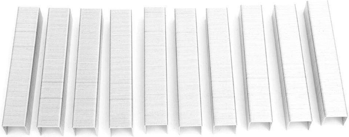 Allecto Plus - 1000 stuks sterke standaard nietjes voor zwaar gebruik - 13 mm beenhoogte - 40-100 vellen capaciteit