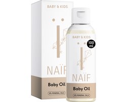 foto van Naïf - Verzachtende Babyolie - Baby's & Kinderen - met Natuurlijke Ingrediënten - 100ml