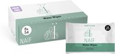 Bol.com Naïf - Plasticvrije Water Billendoekjes - 432 doekjes (8 stuks x 54 doekjes) aanbieding
