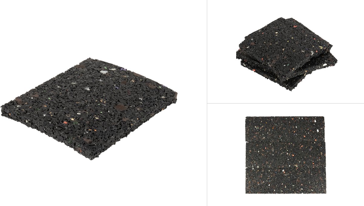 Wovar Rubberen Tegeldragers 10 x 10 cm| 135 Stuks | Tegeldrager