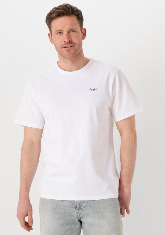 Forét Oak T-shirt Polo's & T-shirts Heren - Wit - Maat M