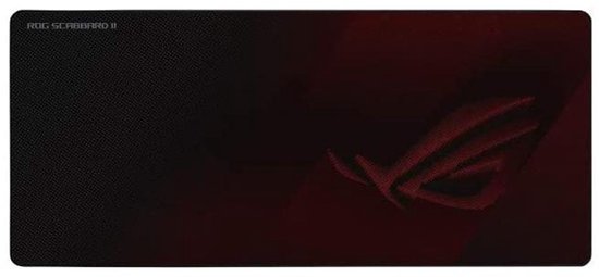 Asus ROG Scabbard II Gaming muismat Stofdicht, Spatwaterdicht Zwart/rood