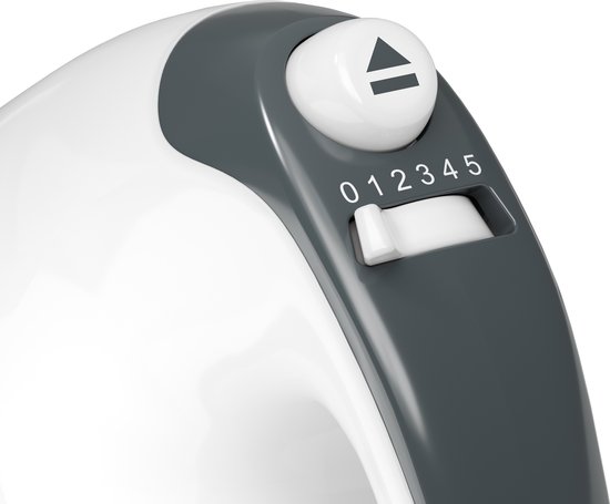 Tristar MX-4203 - Handmixer 200W - 5 snelheden - RVS kloppers en deeghaken - Wit van Tristar — afbeelding 3