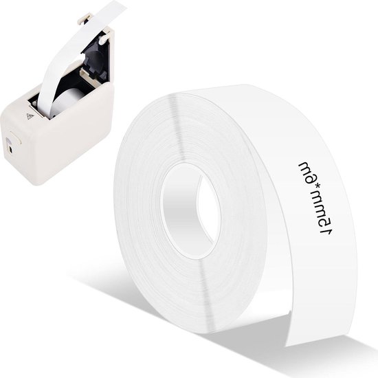 DYMO Originele Labeltape Met Reliëf | Rollen Van 9 Mm X 3 M | Wit Op Rood Zelfklevend Voor Labelmakers Voor Reliefdruk 1 Stuk